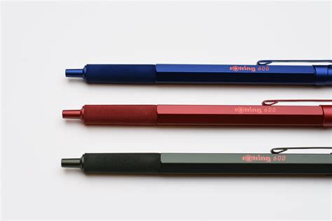 Rotring Pen Features Weighty Brass Body With Matte Finish The Metallic