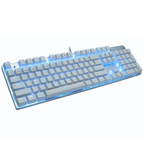 Gaming Mechanical Keyboard With 104 Keys Wired Led Backlit Game