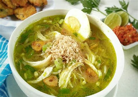 Soto lamongan merupakan salah satu sajian makanan soto ayam yang khas dari lamongan, jawa timur. SOTO AYAM LAMONGAN dg bubuk KOYA (#pr_soto) | Resep (Dengan gambar) | Resep makanan bayi, Resep sup