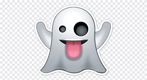 Ghost Emoji Emoticon Ghost Smiley Emoji Sticker Fictional Character