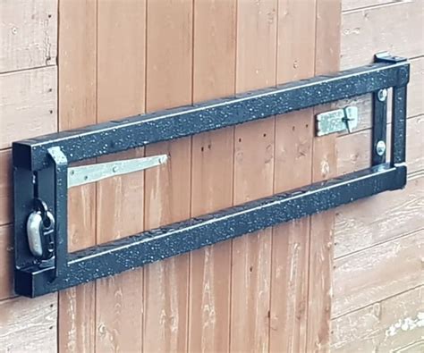Double Hd Shed Door Security Bar 1500mm Uk Display Stands