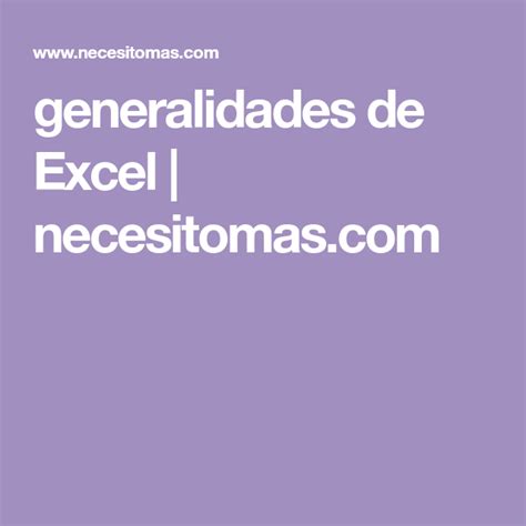 Generalidades De Excel Necesitomas Com Tabla Din Mica Inform Tica