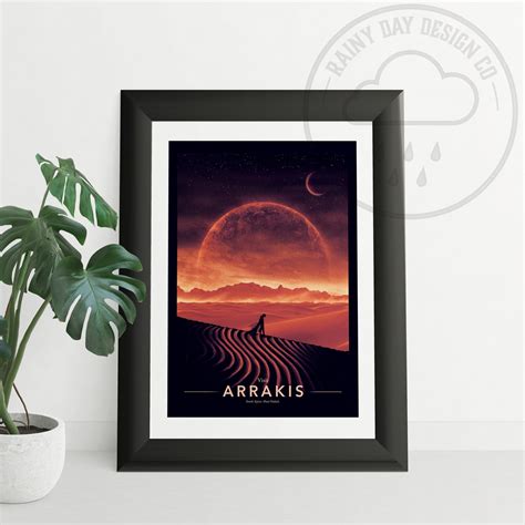 Arrakis Travel Poster Vintage Travel Poster Art Dune Etsy Uk