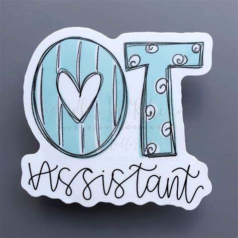 Ota Occupational Therapy Assistant Sticker Occupational Therapy Assistant Ota Stickers