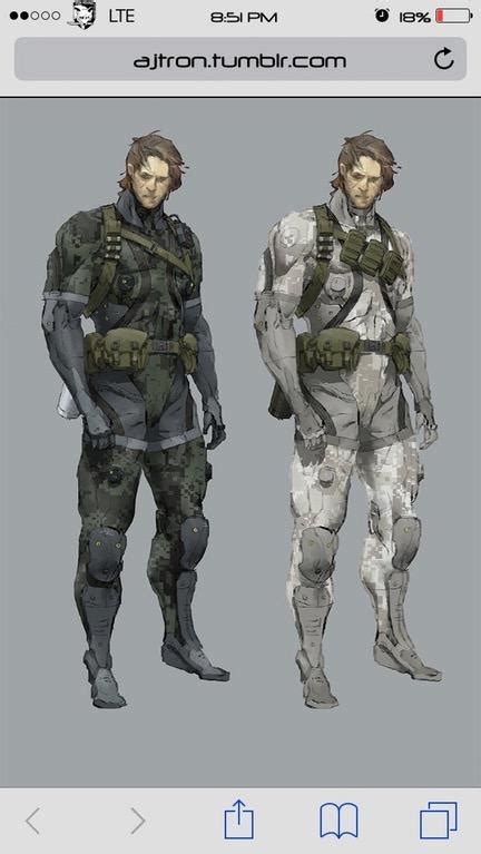 Mgs Concept Art Looks Like Reedus As Solid Snake