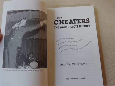 The Cheaters: The Walter Scott Murder par Scottie Priesmeyer: Fine Soft
