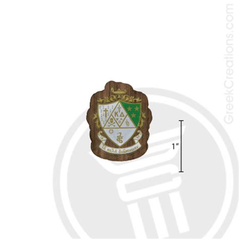 Kappa Delta Small Raised Wooden Crest By Greek Creations