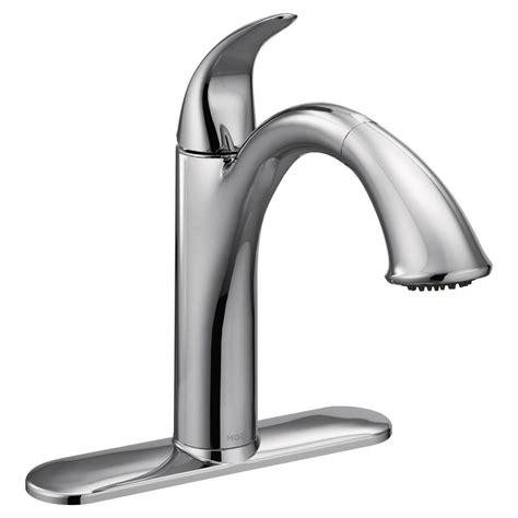 Caprie faucets celebrate a contemporary and totally functional design. MOEN Camerist Single-Handle Pull-Out Sprayer Kitchen ...