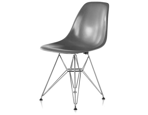 Walbea retro cushion for eames molded plastic side chair. Eames® Molded Fiberglass Side Chair With Wire Base - hivemodern.com