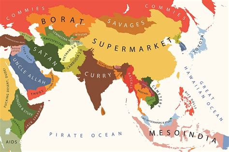 American Stereotypes Map