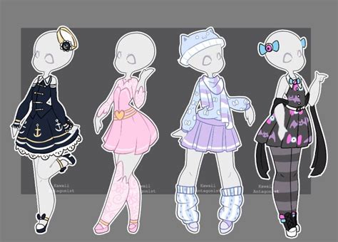 More tutorials in chibi characters. Pin by Faith on Art reference | Drawing anime clothes, Fashion design drawings, Anime outfits