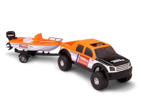 Off Road Hauler With Boat Trailer Kids And Toys