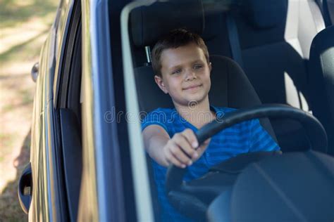 Teenage Boy Driving A Car Stock Image Image Of Lifestyle 97032515
