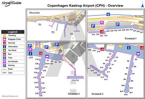 Copenhagen Airport Terminal Map Draw A Topographic Map