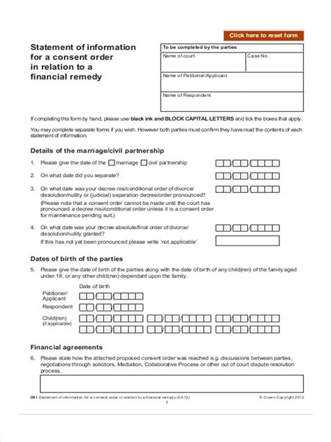 The person can be anyone from your circle of close friends who knows about your best characteristics. Download Free Consent Order Templates