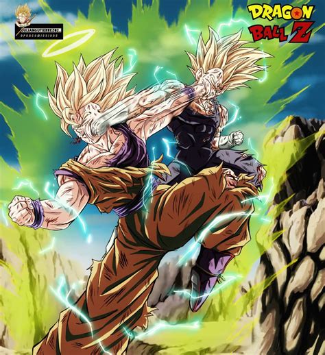 Goku Vs Vegeta Majin By Juliangutierrez002 On Deviantart