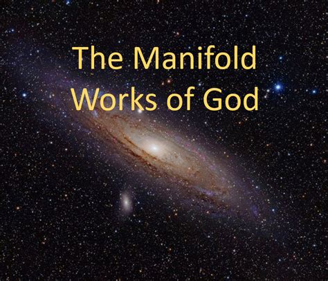The Manifold Works Of God Chicago Bible Students