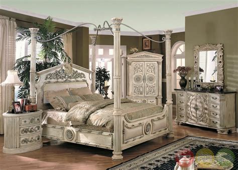 Hillsdale mcarthur king panel canopy bed in oatmeal. Caledonian Victorian Inspired Canopy Bedroom Set in ...