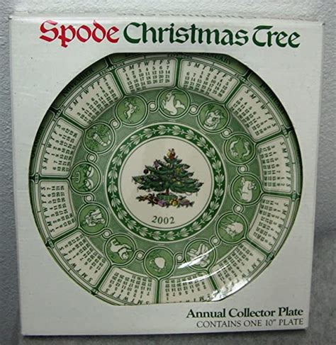Spode Christmas Tree Annual Collectors Plate 2002 Home
