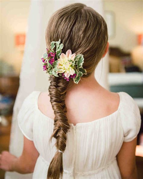 adorable hairstyle ideas for your flower girls martha stewart weddings