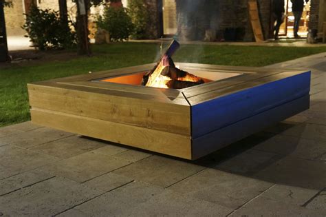 Brasero De Jardin Avec Barbecue KRONOS KUB Fireplace Design