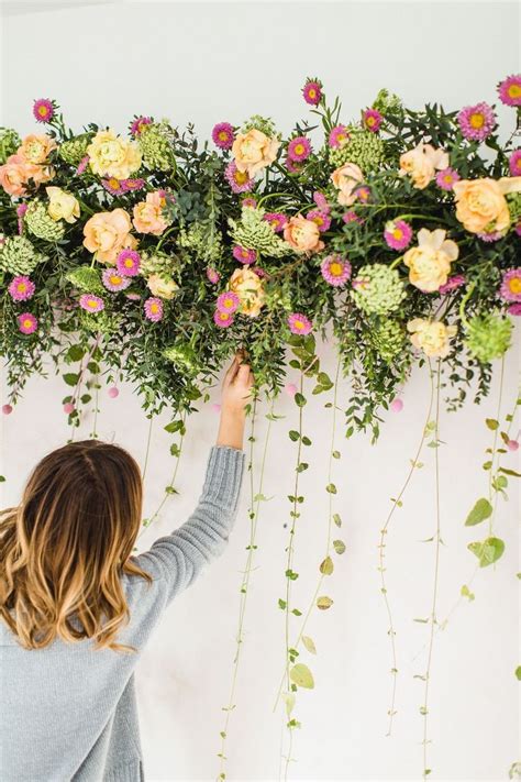 How To Make A Flower Photo Booth Backdrop With