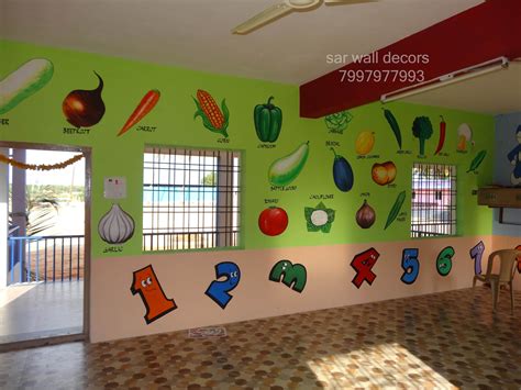 Pin On 3d Play School Cartoon Wall Painting In India