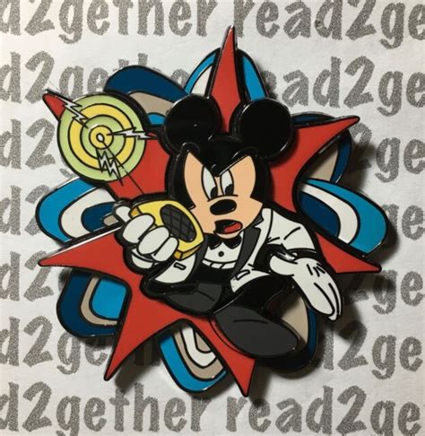 Disney Pin Dca Mickey Mouse Secret Agent Pin Event Calling All Agents
