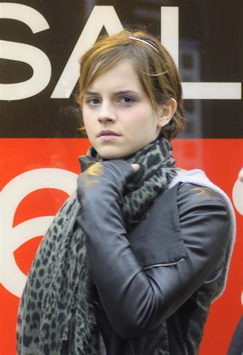 Emma Watson Leaving A Screening Of The Rum Diary In Oxford Hawtcelebs