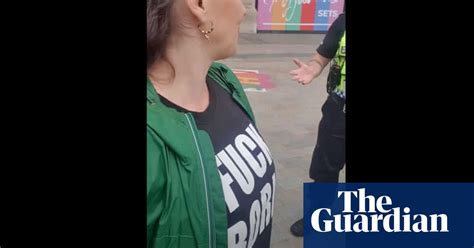 Police Tell Woman To Cover Up Anti Boris Johnson T Shirt During Blm