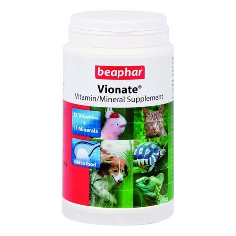 Your dog's vitamins and supplements can now be delivered directly to your door thanks to domyown's wide selection and fast, free shipping. Beaphar Vionate Vitamin&Mineral Supplement For Dogs etc ...