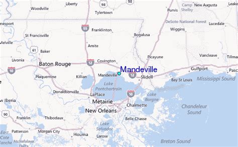 Mandeville Tide Station Location Guide