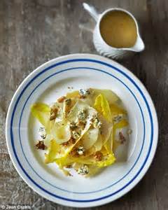 Recipe Endive Pear And Roquefort Salad With Mustard And Walnuts