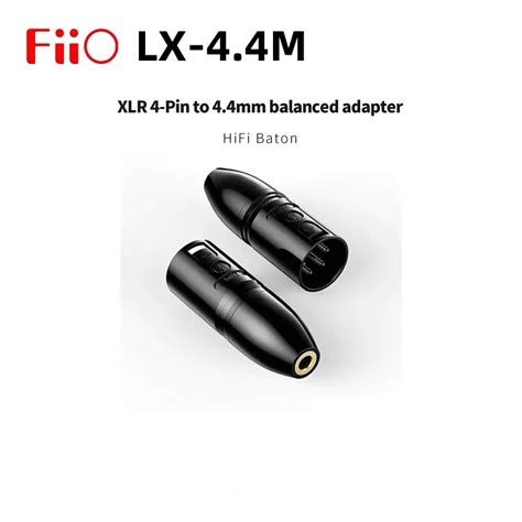 Fiio Lx M Xlr Pin To Mm Balanced Adapter Png