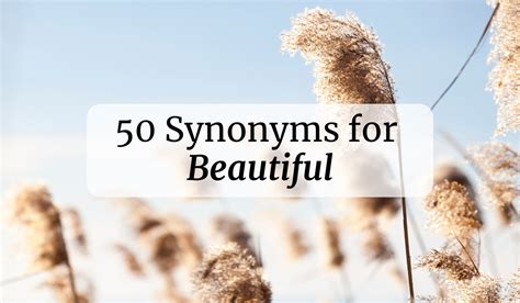 50 Synonyms For Beautiful Writers Hive Media
