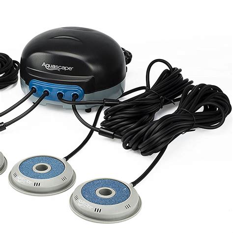 For a heavy waterfall flow, you'll want to use about 2,000gph per single foot of waterfall discharge. Aquascape 75001 Pond Water Aerator Air Pump 4 Outlet ...