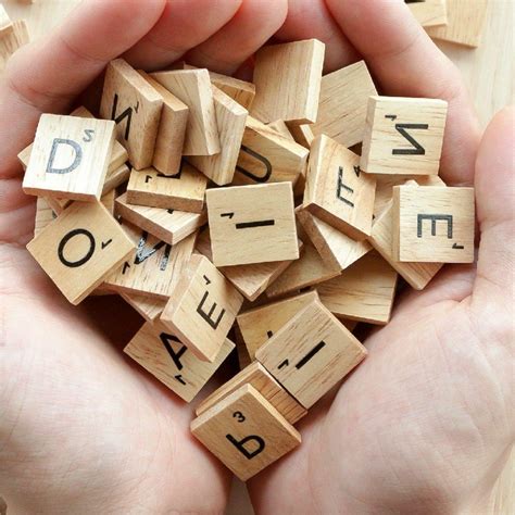 Scrabble Wood Tiles 100 500 Pieces Full Sets Letters