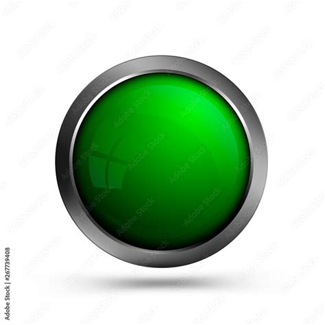 Beautiful Glass Button In Green Color Button Is Round In Shape With