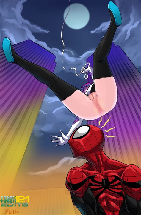 Rule 34 Flick Foboss121 Ghost Spider Gwen Stacy Marvel Pussy Spider