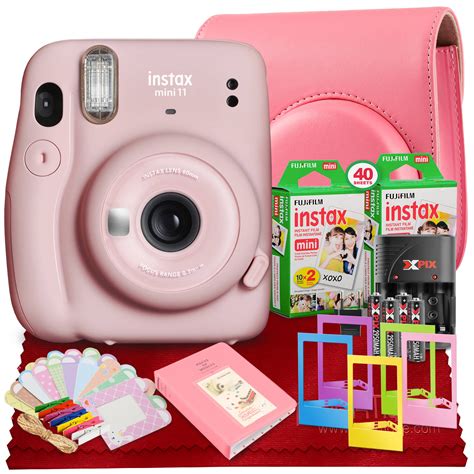 Fujifilm Instax Mini 11 Instant Film Camera Blush Pink With Fujifilm