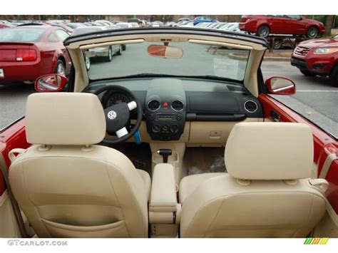 Maybe you would like to learn more about one of these? Cream Interior 2006 Volkswagen New Beetle 2.5 Convertible ...
