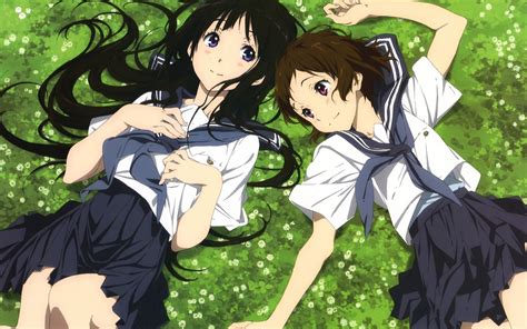 Anime Girls Anime Hyouka Chitanda Eru Ibara Mayaka School Uniform