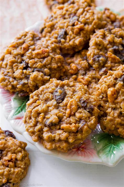 Soft And Chewy Oatmeal Raisin Cookies Sallys Baking Addiction