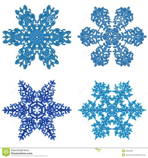 Schneeflocke schneeflocken winter schnee weihnachten kälte frost. Schneeflocken Clipart Stockfoto - Bild: 20842990