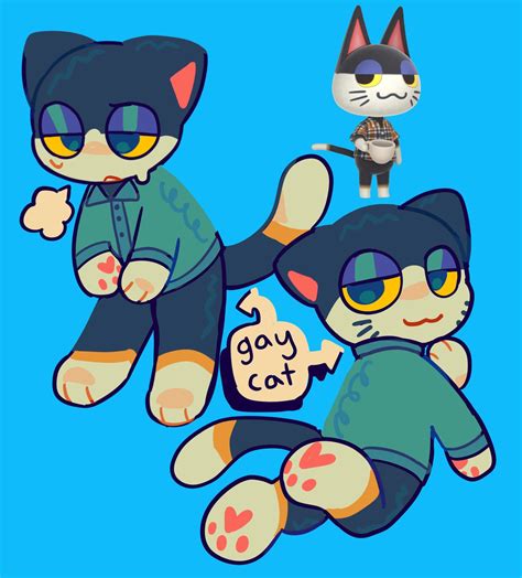 Pin by : ) on ac crushes and faves .3. | Animal crossing cats, Cartoon