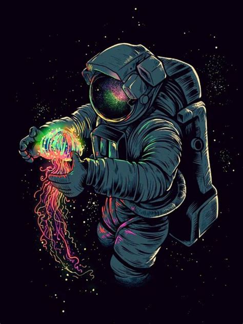Free Download Drippy Astronaut Wallpaper Kolpaper Awesome Hd Wallpapers