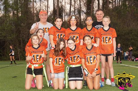 The Vernon Blog Paiges Girl Power Flag Football Team Picture Bengals