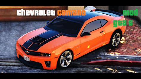 Chevrolet Camaro Mod Gta 5 Youtube
