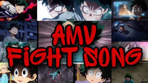 Amv Fight Song My Hero Academia Youtube