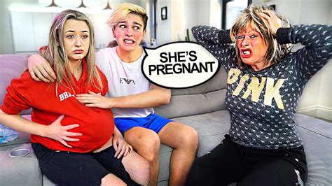 i told my mom my girlfriend is pregnant prank youtube